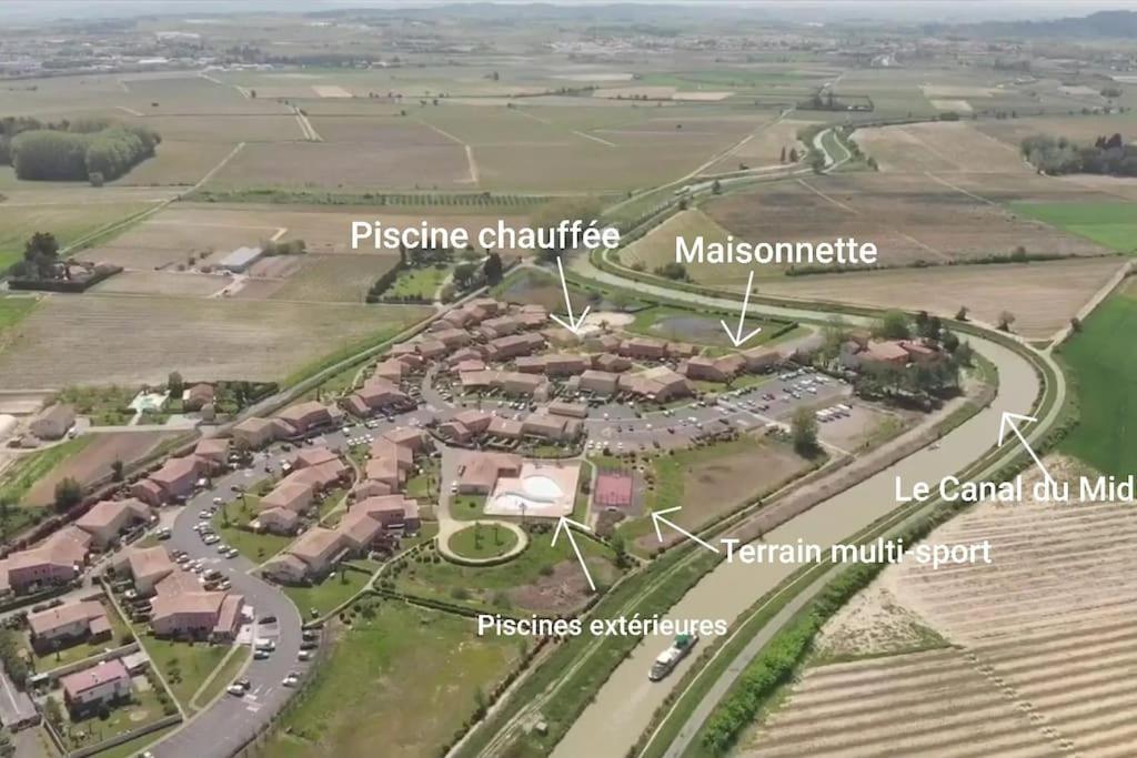 Un Bol D'Air Frais Et De Soleil Entre Campagne Et Plage Villa เบซิเยร์ ภายนอก รูปภาพ